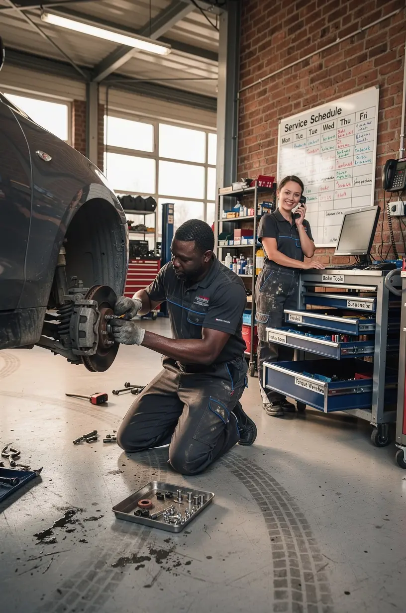 Moderne Diagnosegeräte analysieren präzise das Fahrwerk, um kritische Schäden frühzeitig zu erkennen und zu beheben